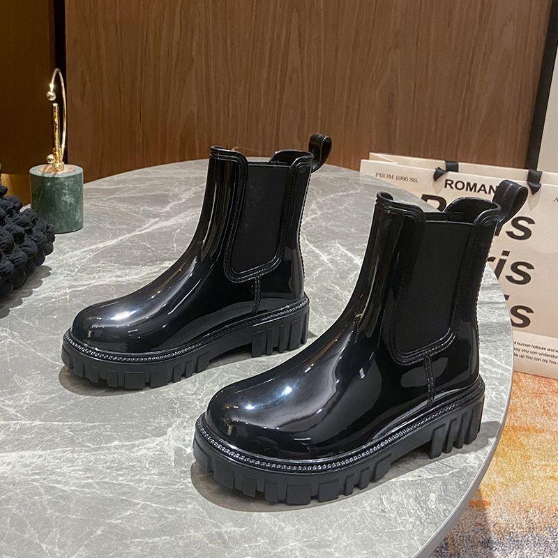 Новые женские ботильоны блестящего цвета, модные резиновые сапоги, всесезонная носка, водонепроницаемая обувь средней высоты, женская уличная водонепроницаемая 41
Новые женские ботильоны блестящего цвета, модные резиновые сапоги, всесезонная носка, водонепроницаемая обувь средней высоты, женская уличная водонепроницаемая 41