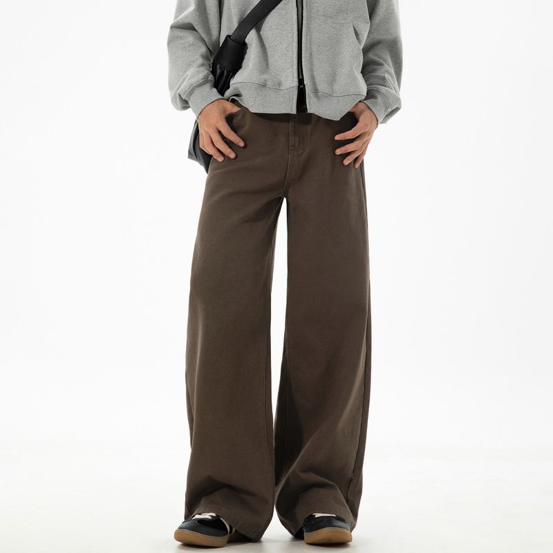 Wassup Trendy Brand Curved-Leg Pants for Men 2025 Spring/Summer Loose Fit Bf Lazy Style Trendy Versatile Casual Long Pants Brown 2XL
Wassup Trendy Brand Curved-Leg Pants for Men 2025 Spring/Summer Loose Fit Bf Lazy Style Trendy Versatile Casual Long Pants Brown 2XL