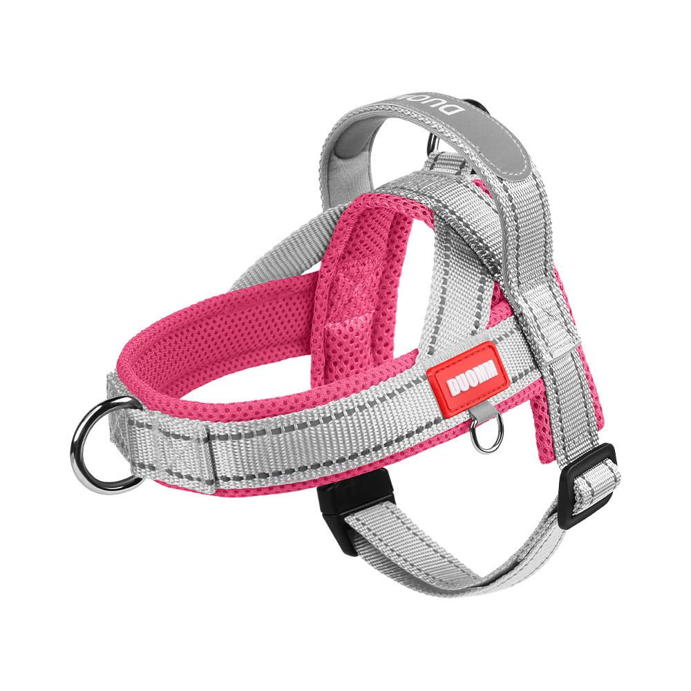 Rope Traction Pet With Color Collision Design And Saddle Style Chest And Back Gray Pink,S
Rope Traction Pet With Color Collision Design And Saddle Style Chest And Back Gray Pink,S