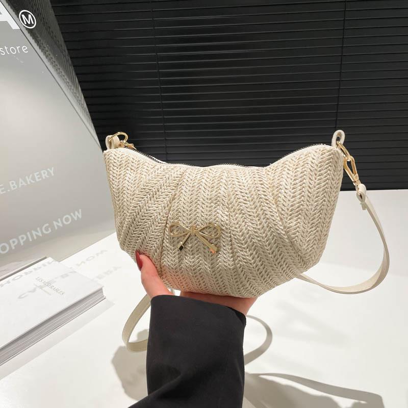 Niche woven dumpling bag summer new fashion high sense temperament casual solid color shoulder messenger bag women белый
Niche woven dumpling bag summer new fashion high sense temperament casual solid color shoulder messenger bag women белый