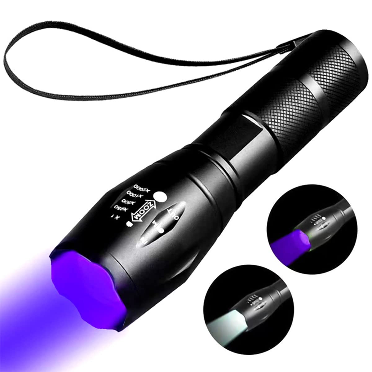 YZYOE Rechargeable Blacklight UV Blacklight UV Mini Blacklight LED UV Flashlight combines two UV blacklight and Flashlight, Lamp, Flashlight, modes
YZYOE Rechargeable Blacklight UV Blacklight UV Mini Blacklight LED UV Flashlight combines two UV blacklight and Flashlight, Lamp, Flashlight, modes