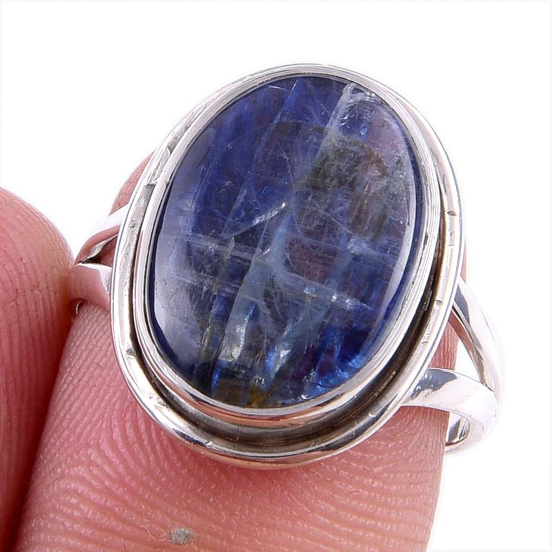 Natural Kyanite Gemstone Handmade 925 Solid Sterling Silver Gift Ring S.7 f4v80
Natural Kyanite Gemstone Handmade 925 Solid Sterling Silver Gift Ring S.7 f4v80