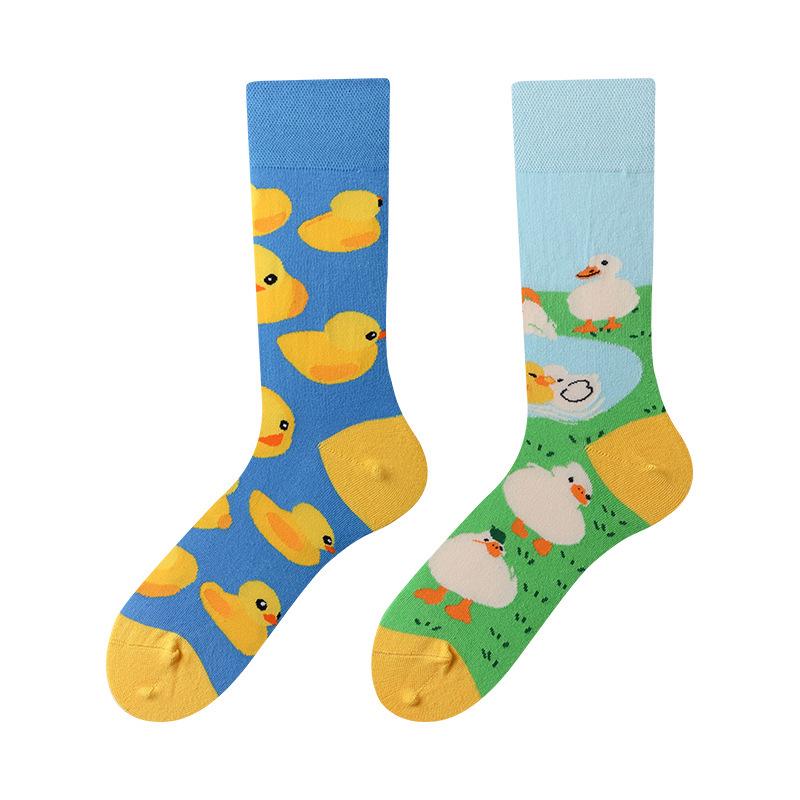 Unisex A/B Style Asymmetrical Cartoon Mid-Calf Cotton Socks One Size (35-43)
Unisex A/B Style Asymmetrical Cartoon Mid-Calf Cotton Socks One Size (35-43)