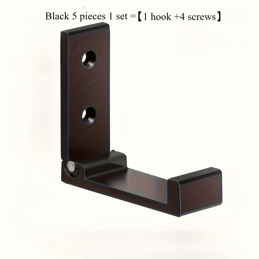 Five-piece wall-mounted rust-proof folding clothes hanger, black heavy-duty hooks, suitable for hanging clothes, towels, hats. чорний
Five-piece wall-mounted rust-proof folding clothes hanger, black heavy-duty hooks, suitable for hanging clothes, towels, hats. чорний
