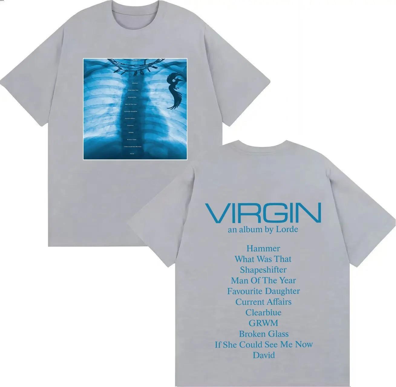 Unisex Women Fashion Classic Tshirt Singer Lorde Merch Virgin 2026 Print Tshirt Short Sleeve Pop Aesthetic Casual Cotton Tshirts 4XL
Unisex Women Fashion Classic Tshirt Singer Lorde Merch Virgin 2026 Print Tshirt Short Sleeve Pop Aesthetic Casual Cotton Tshirts 4XL