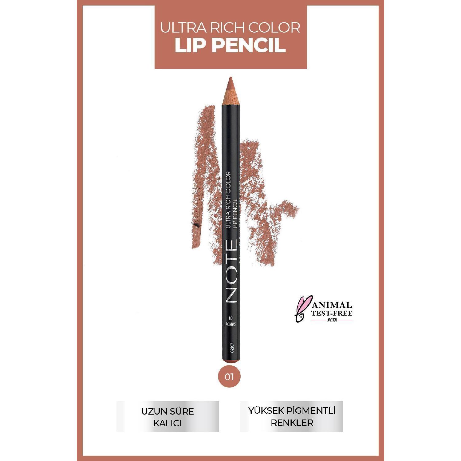 Ultra Rich Color Lip Pencil 01 Sandy - Nude
Ultra Rich Color Lip Pencil 01 Sandy - Nude