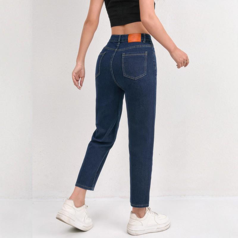Women s Jeans Retro Stretch Slimming Pants Fashionable All-matching Design Washed Dark Blue Denim L темно-синий
Women s Jeans Retro Stretch Slimming Pants Fashionable All-matching Design Washed Dark Blue Denim L темно-синий