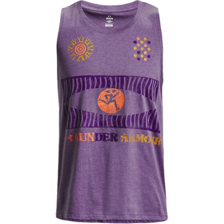 Under Armour Letter Print Round Neck Pullover Running Sports Slim Fit Sleeveless Vest Men Tops Purple 1376985-571 L
Under Armour Letter Print Round Neck Pullover Running Sports Slim Fit Sleeveless Vest Men Tops Purple 1376985-571 L