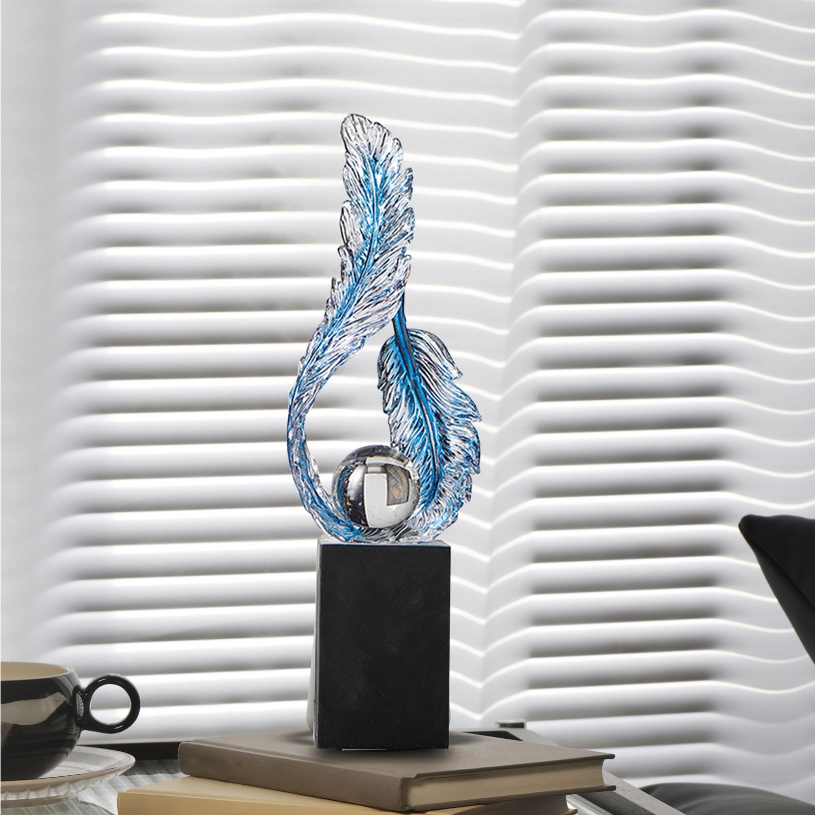 Feather Figurine, Decorative Ball Sculpture for Office And Home Display синій
Feather Figurine, Decorative Ball Sculpture for Office And Home Display синій