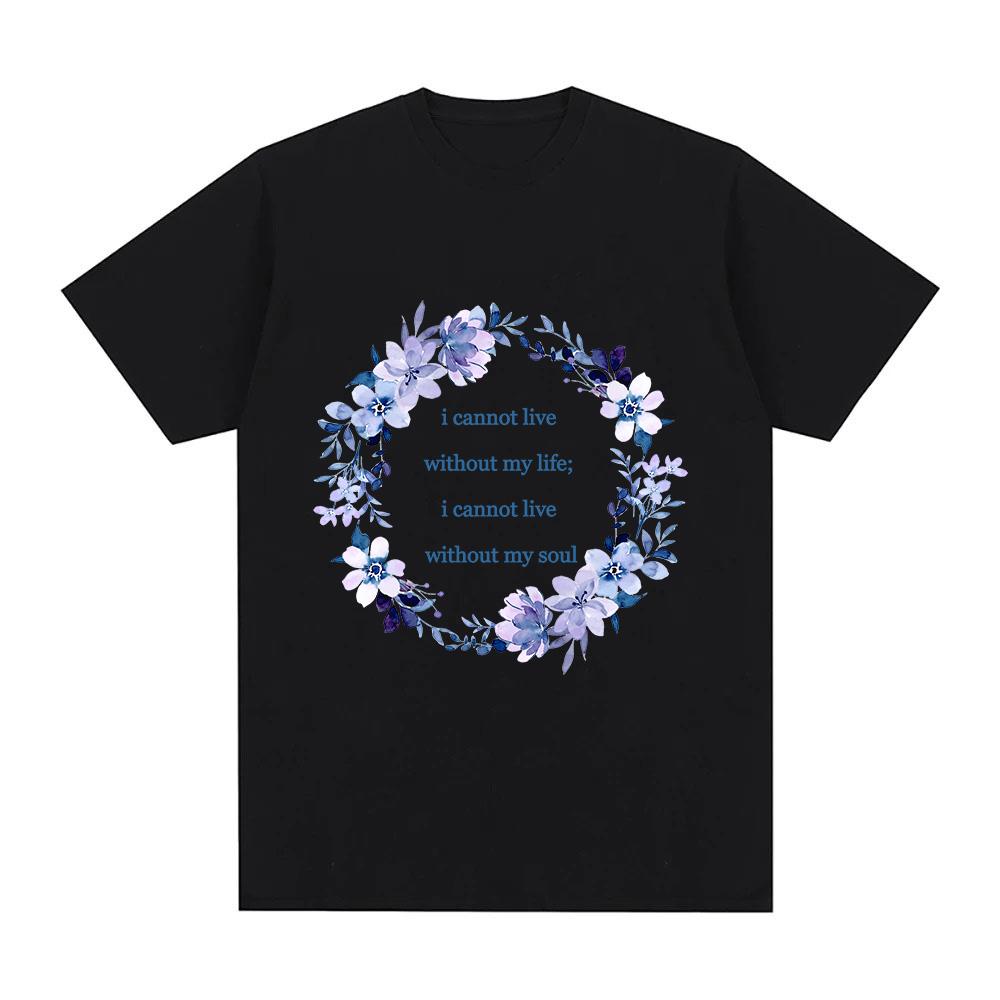 Wuthering Heights Print T-Shirt Short Sleeve Round Neck Cotton T Shirt Fashion Clothing Comfortable Summer Tops XS чёрный
Wuthering Heights Print T-Shirt Short Sleeve Round Neck Cotton T Shirt Fashion Clothing Comfortable Summer Tops XS чёрный
