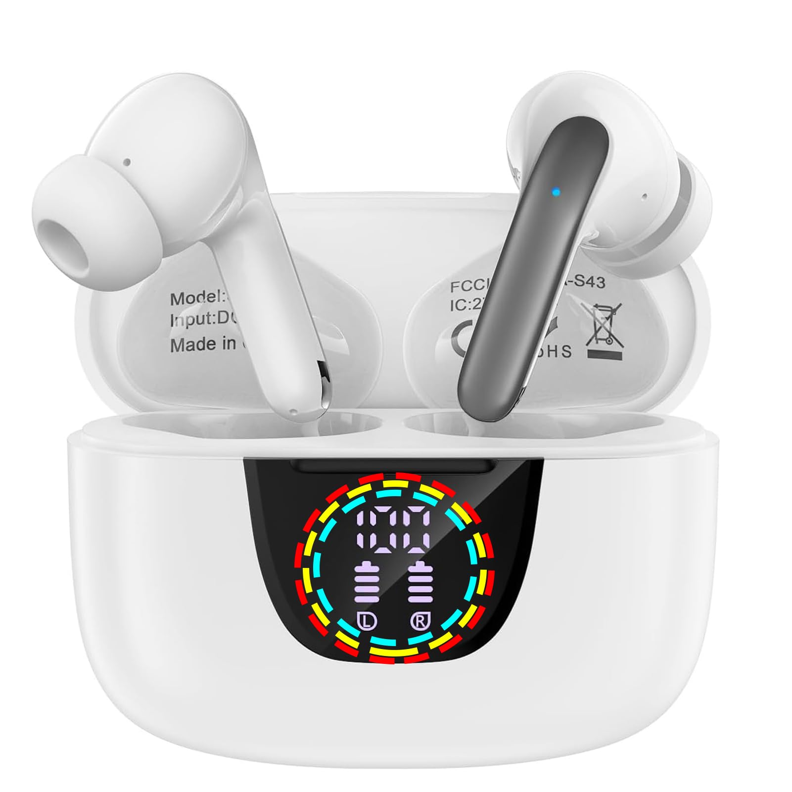 Viviber Bluetooth Беспроводные 2025 Новые Звук Долго с ENC Шумоподавление LED Автоматические Мгновенные Беспроводные Быстрые IPX7 Одиночные или для и Игровые Наушники, Модель, Hi-Fi белый
Viviber Bluetooth Беспроводные 2025 Новые Звук Долго с ENC Шумоподавление LED Автоматические Мгновенные Беспроводные Быстрые IPX7 Одиночные или для и Игровые Наушники, Модель, Hi-Fi белый