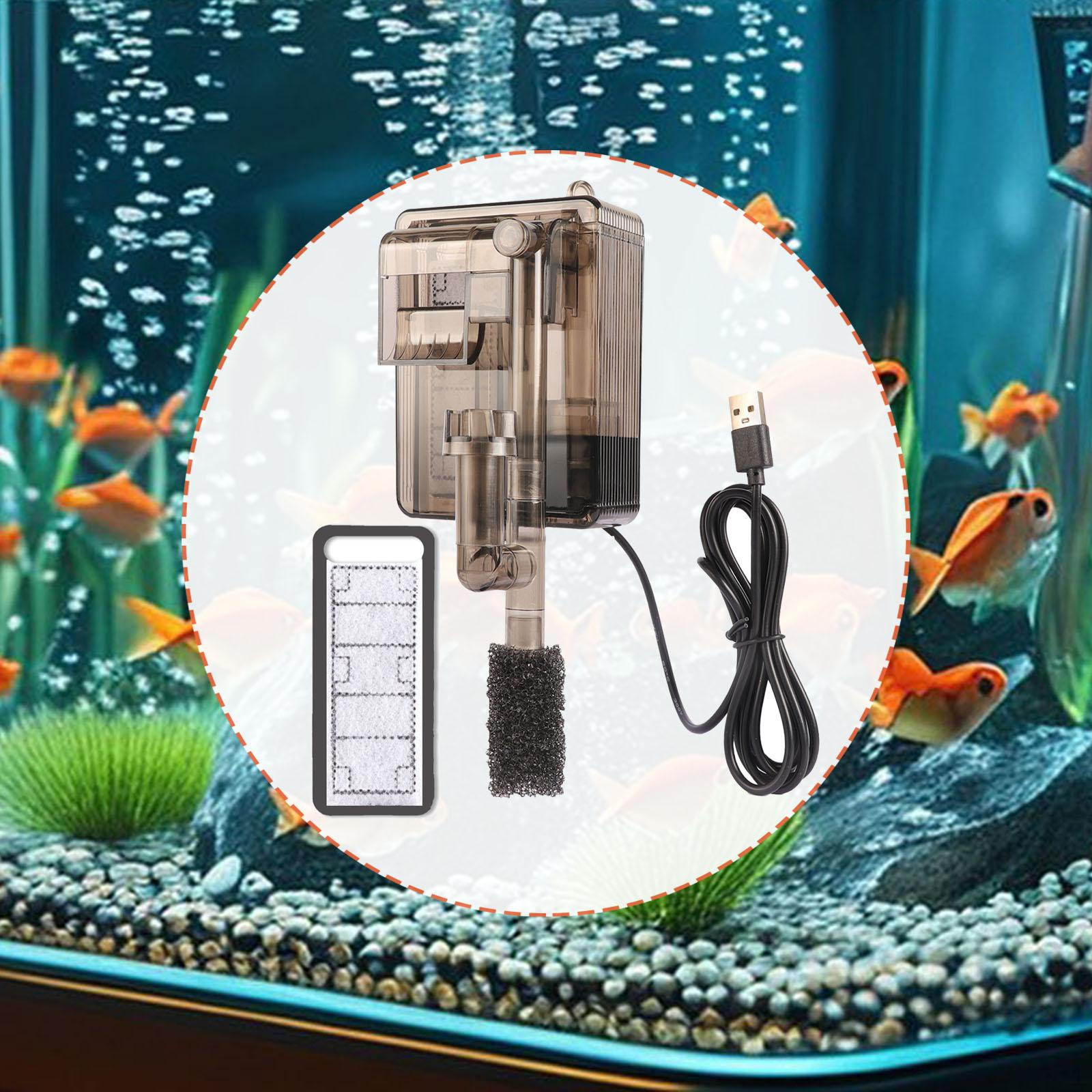 Aquarium Back Fish Tank USB Operated Saving Filtration, Adjustable Water , Surface Skimmer And O2 Brown
Aquarium Back Fish Tank USB Operated Saving Filtration, Adjustable Water , Surface Skimmer And O2 Brown