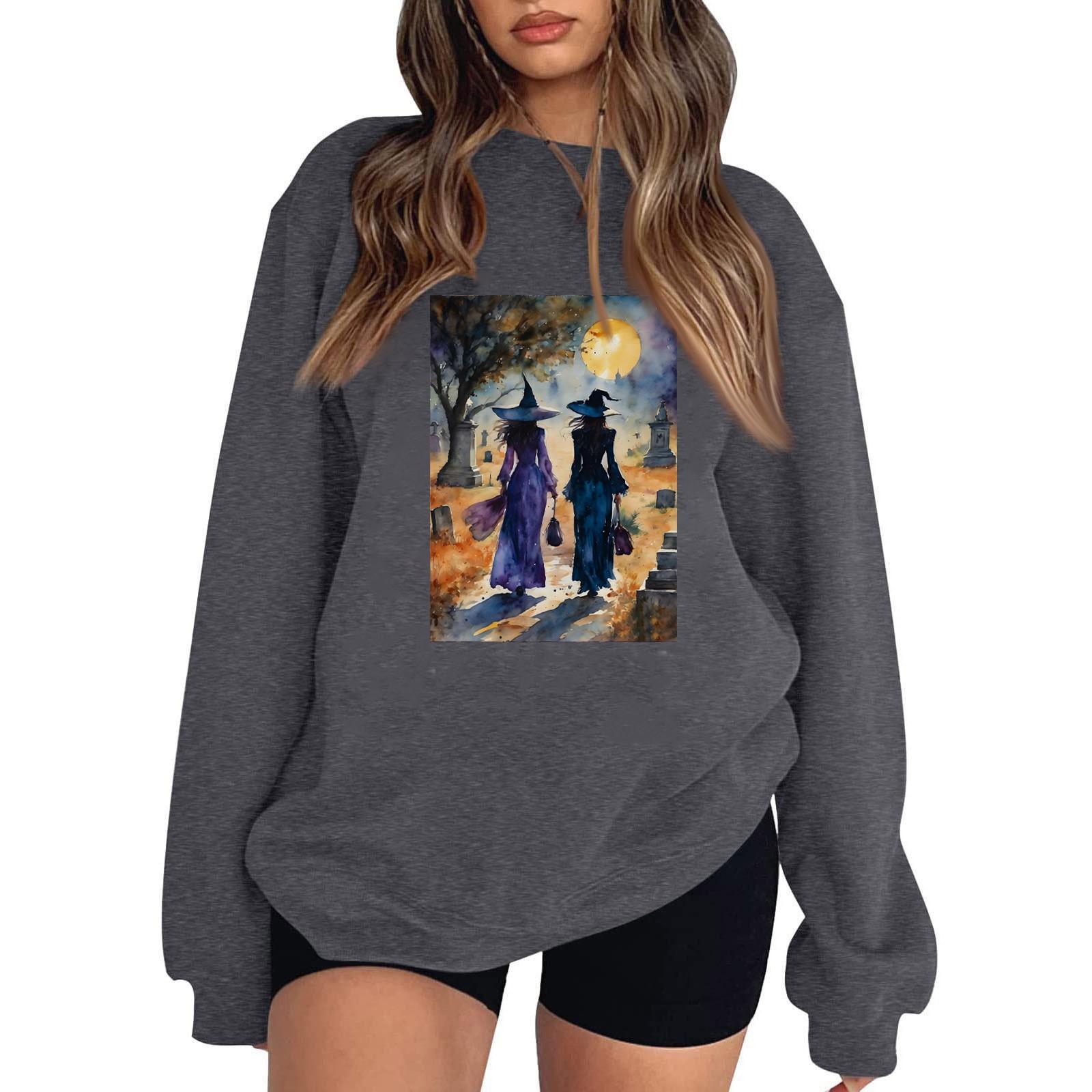 Женский повседневный свитер с круглым вырезом и длинными рукавами, топ с принтом на Хэллоуин, толстовка с длинными рукавами XXL
Женский повседневный свитер с круглым вырезом и длинными рукавами, топ с принтом на Хэллоуин, толстовка с длинными рукавами XXL