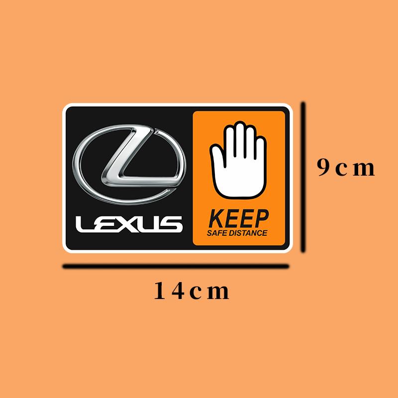 Suitable for Lexus emblem ES300 IS300 IS350 ES250 ES350 IS250 CT200H GS350 NX200 keep distance car waterproof sticker
Suitable for Lexus emblem ES300 IS300 IS350 ES250 ES350 IS250 CT200H GS350 NX200 keep distance car waterproof sticker