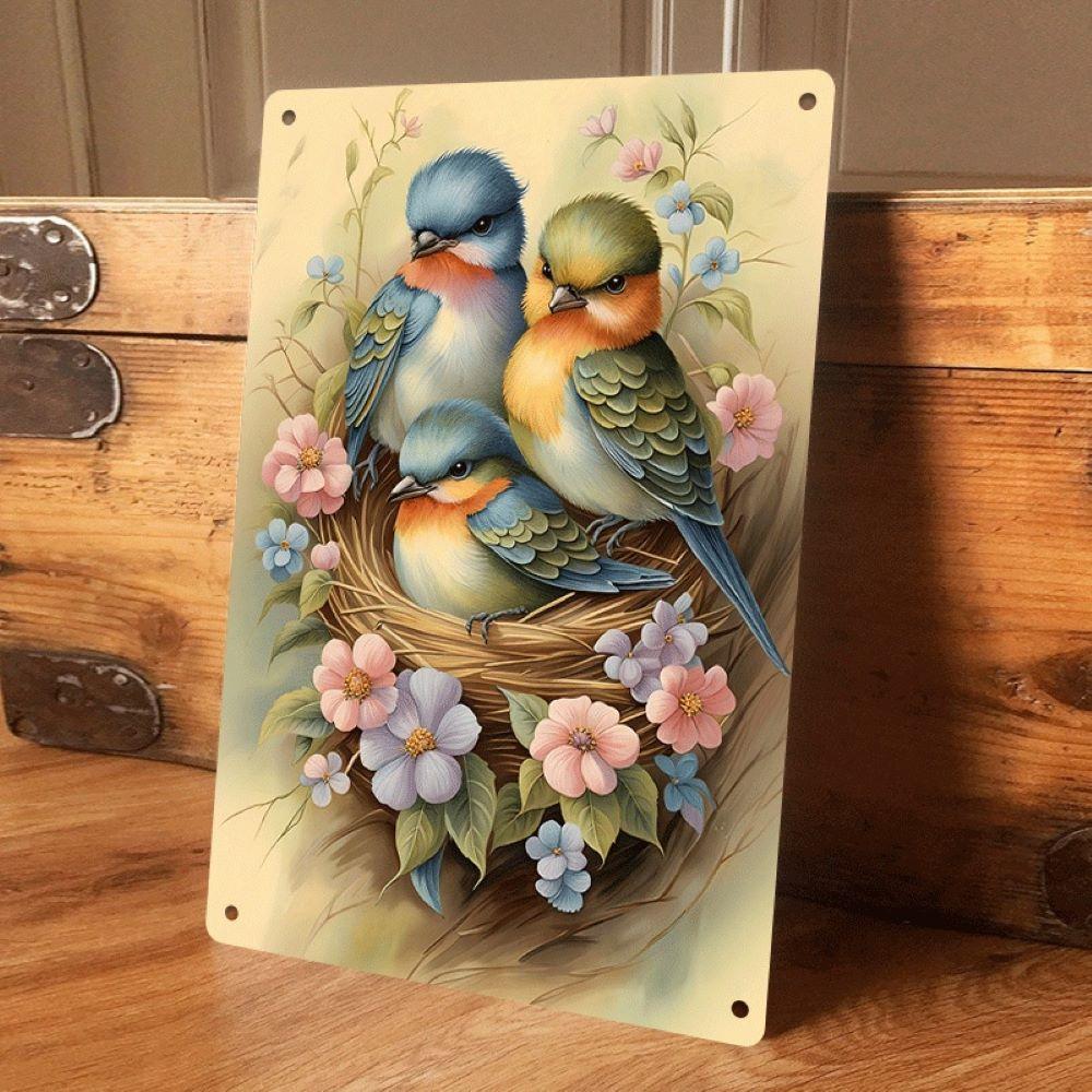 1 piece of cozy and soothing bird s nest tin wall hanging, suitable for living room or entryway wall decoration, American countr (as the picture,20x30cm)
1 piece of cozy and soothing bird s nest tin wall hanging, suitable for living room or entryway wall decoration, American countr (as the picture,20x30cm)