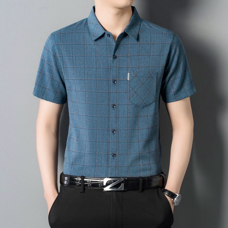 Men s Grey Plaid Short Sleeve Shirt Casual Button Down Chest Pocket Business Top XXXXL
Men s Grey Plaid Short Sleeve Shirt Casual Button Down Chest Pocket Business Top XXXXL