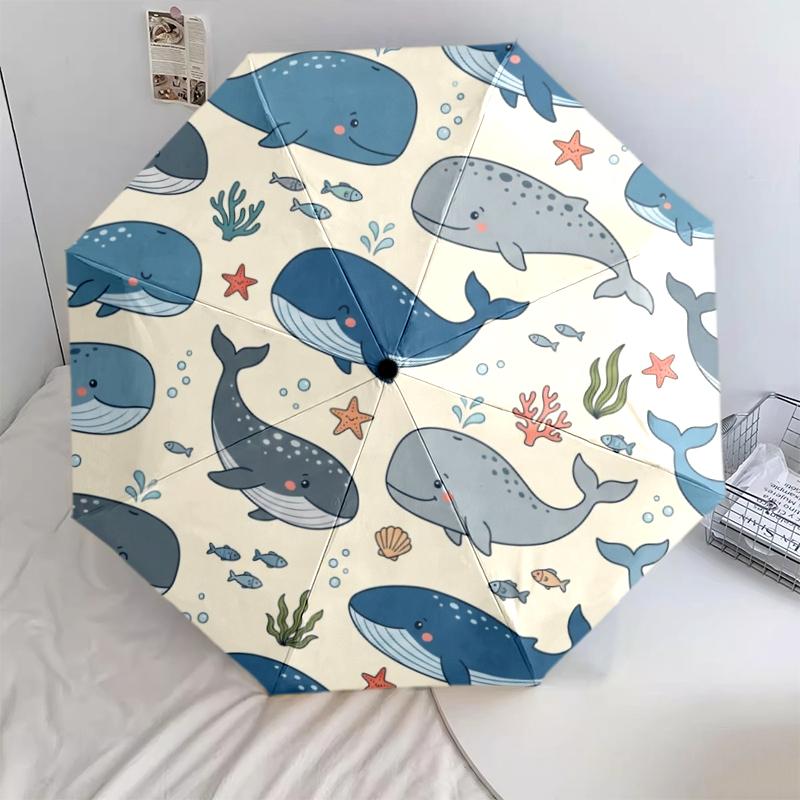 1 PC Automatic Folding Umbrella - Cute Marine Animals Pattern, Portable & Foldable Design with 8 Ribs, Christmas Birthday Gifts
1 PC Automatic Folding Umbrella - Cute Marine Animals Pattern, Portable & Foldable Design with 8 Ribs, Christmas Birthday Gifts