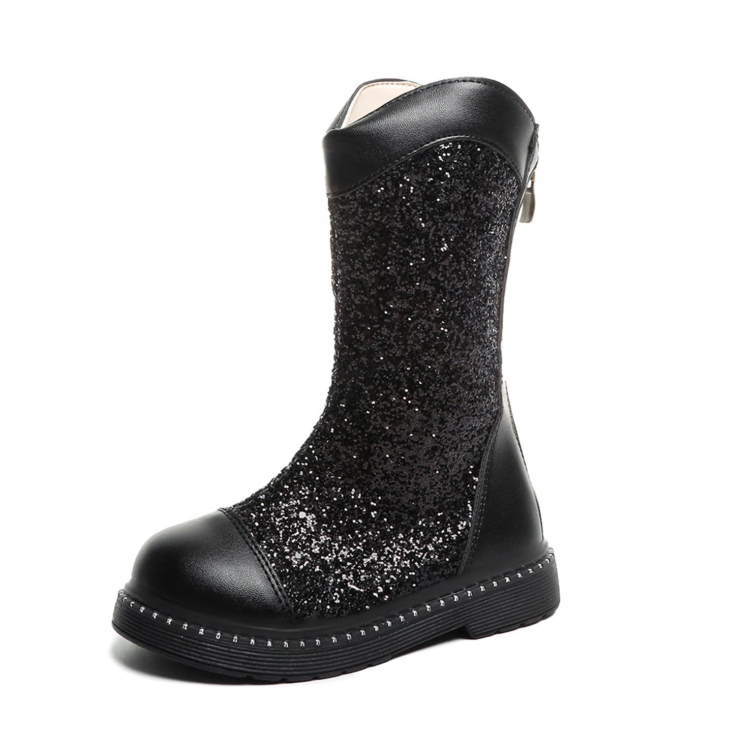 Botas Girls Shoes Autumn Item Kids Sequined Ankle Boots Comfort Non Slip Girls Leather Boots Zapatos De Mujer 36 чорний
Botas Girls Shoes Autumn Item Kids Sequined Ankle Boots Comfort Non Slip Girls Leather Boots Zapatos De Mujer 36 чорний