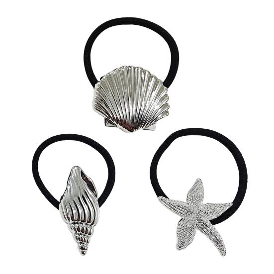 3Pcs Women Hair Ties Elastic Hair Bands with Metal Conch Shell Starfish Decoration Soft Fabric No Damage Hair Accessories серебряный
3Pcs Women Hair Ties Elastic Hair Bands with Metal Conch Shell Starfish Decoration Soft Fabric No Damage Hair Accessories серебряный