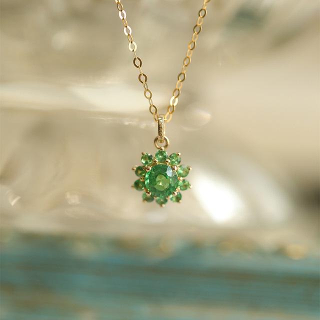 Цепочка на ключицу из стерлингового серебра 925 пробы с подвеской в виде подсолнуха с цирконом - Элегантное женское колье 925 Silver
Цепочка на ключицу из стерлингового серебра 925 пробы с подвеской в виде подсолнуха с цирконом - Элегантное женское колье 925 Silver