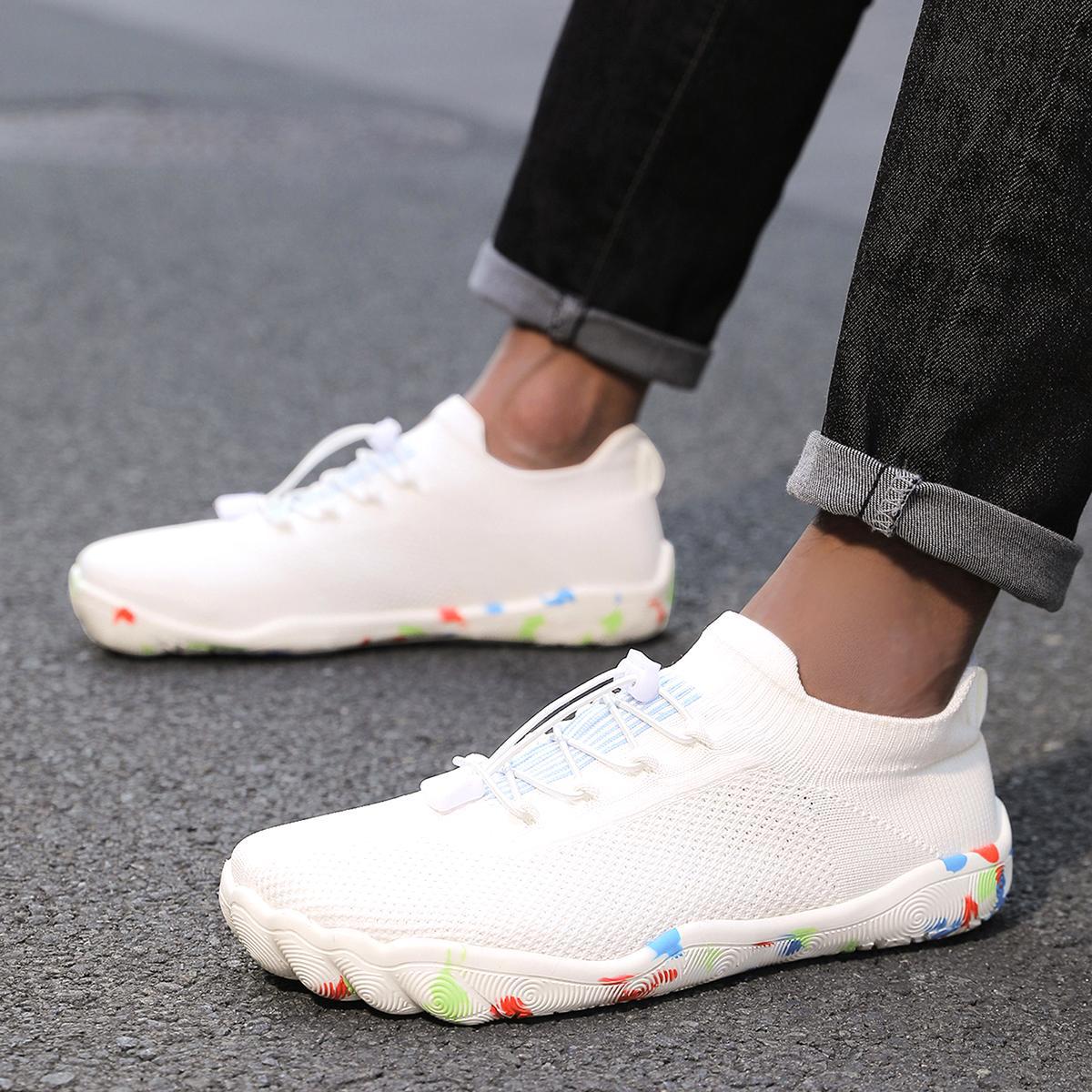 Wide last shoes couple running shoes soft sole casual travel shoes comfortable breathable fly-woven sports shoes 41
Wide last shoes couple running shoes soft sole casual travel shoes comfortable breathable fly-woven sports shoes 41