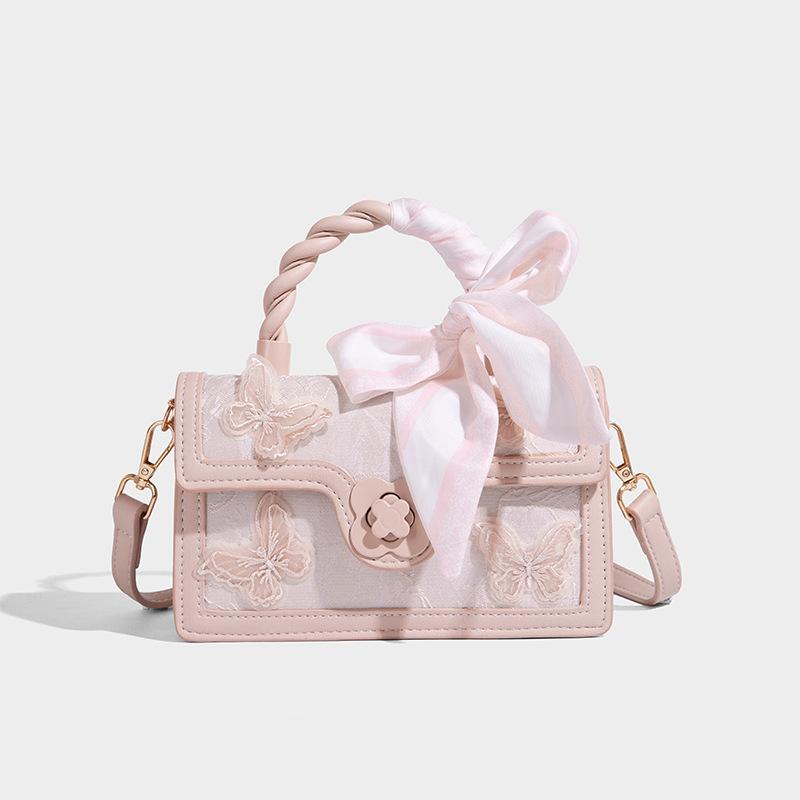 Квадратная сумка с кружевным вышитым бантом, женская, 2025, новая модная сумочка, фея, на плечо, мессенджер, женская сумка розовый
Квадратная сумка с кружевным вышитым бантом, женская, 2025, новая модная сумочка, фея, на плечо, мессенджер, женская сумка розовый