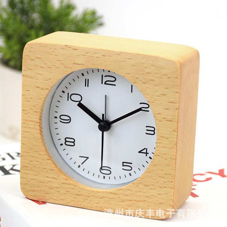 Nordic Simple Solid Wood Quartz Alarm Clock Bedroom Bedside Silent Sweep Second Pointer Alarm Watch Wake-up Decorative Clock
Nordic Simple Solid Wood Quartz Alarm Clock Bedroom Bedside Silent Sweep Second Pointer Alarm Watch Wake-up Decorative Clock