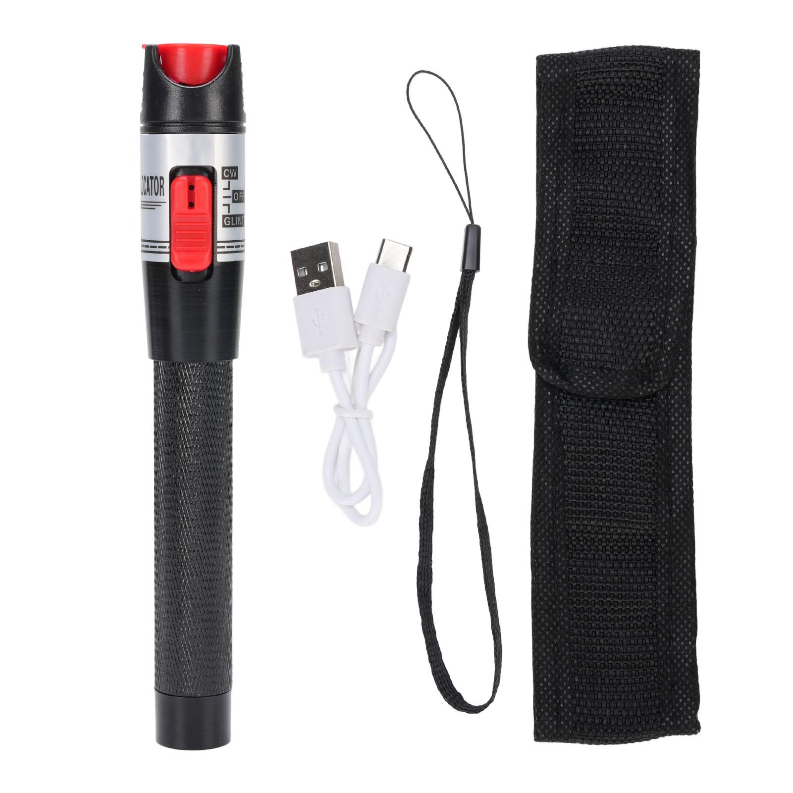 Fiber Optic Visual Fault Locator Rechargeable 2.5mm Universal Connector Non Contacting VFL Fiber
Fiber Optic Visual Fault Locator Rechargeable 2.5mm Universal Connector Non Contacting VFL Fiber