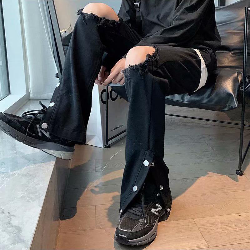 Женские черные рваные джинсы хай-стрит: Прямые, Свободные Микро-клеш, Хип-хоп вайб. S: Height 155-165CM (75-90 lbs)
Женские черные рваные джинсы хай-стрит: Прямые, Свободные Микро-клеш, Хип-хоп вайб. S: Height 155-165CM (75-90 lbs)