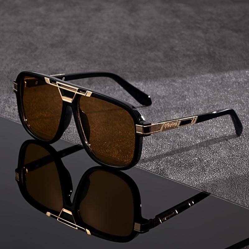 Large square double-beam sunglasses, trendy and fashionable, classic and retro sunglasses, suitable for both men and women
Large square double-beam sunglasses, trendy and fashionable, classic and retro sunglasses, suitable for both men and women