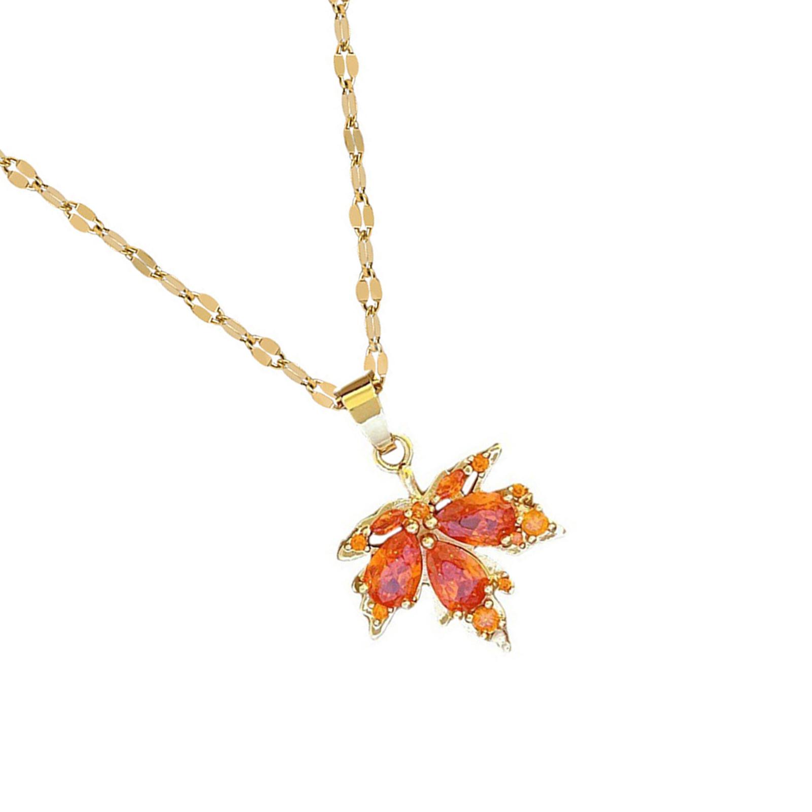 Fashionable Maple Leaf Chain Necklace Designs Accessory for Trendy Women Who Appreciate The Beauty of Nature Styles
Fashionable Maple Leaf Chain Necklace Designs Accessory for Trendy Women Who Appreciate The Beauty of Nature Styles