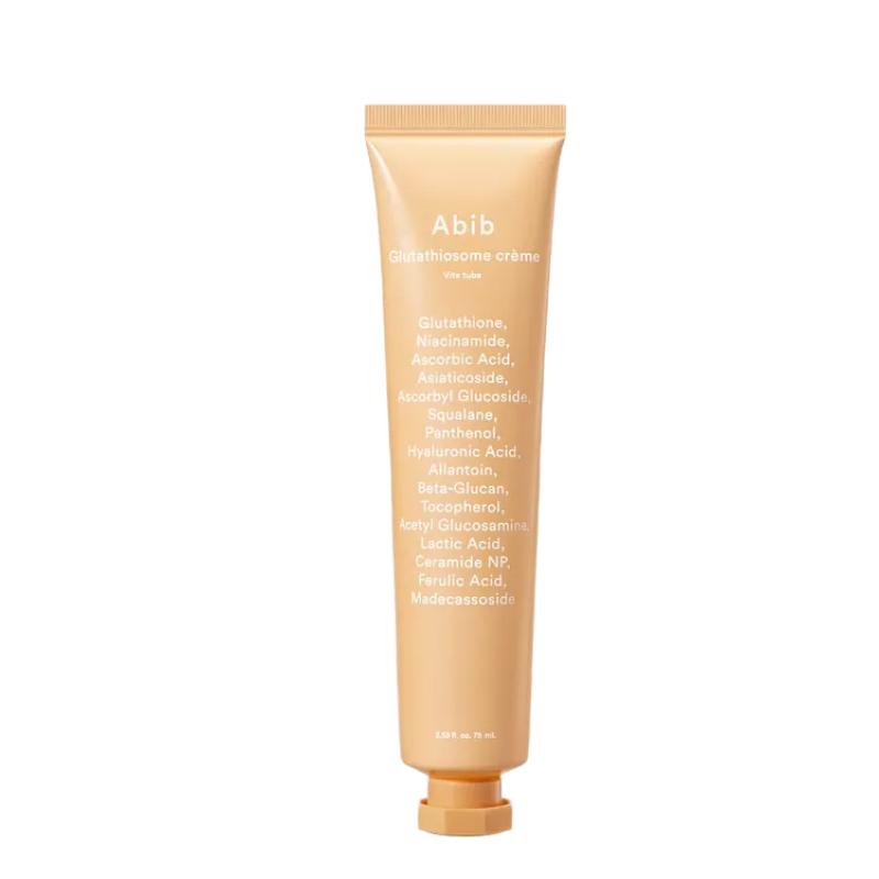 Abib Glutathione Dark Spot Cream Vita Tube Brightening & Tone Correcting Moisturizer 75ml
Abib Glutathione Dark Spot Cream Vita Tube Brightening & Tone Correcting Moisturizer 75ml