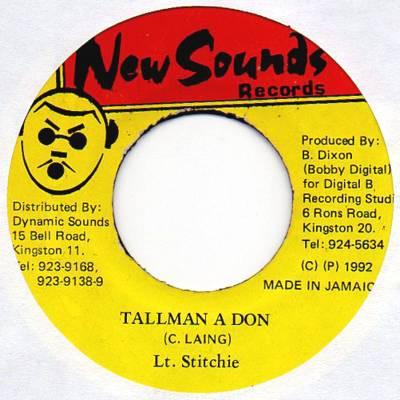 7inch Record LIEUTENANT STITCHIE - Tallman A Don NONE New Sounds Reco 1992 Jamaica Reggae, Ska & Dub Used
7inch Record LIEUTENANT STITCHIE - Tallman A Don NONE New Sounds Reco 1992 Jamaica Reggae, Ska & Dub Used