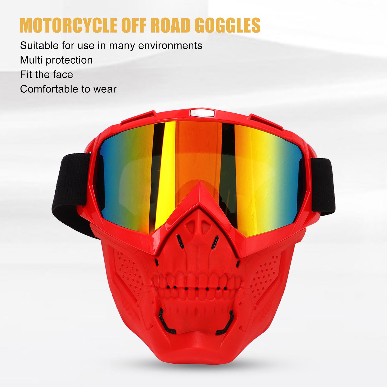 Motorcycle Skull Goggle Face Cover Off Road Cycling Windproof Helmet Goggles Glasses with Face Cover
Motorcycle Skull Goggle Face Cover Off Road Cycling Windproof Helmet Goggles Glasses with Face Cover