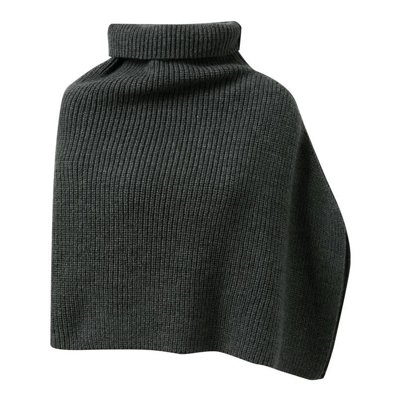 Minimalist High-Neck Knit Shawl One Size
Minimalist High-Neck Knit Shawl One Size