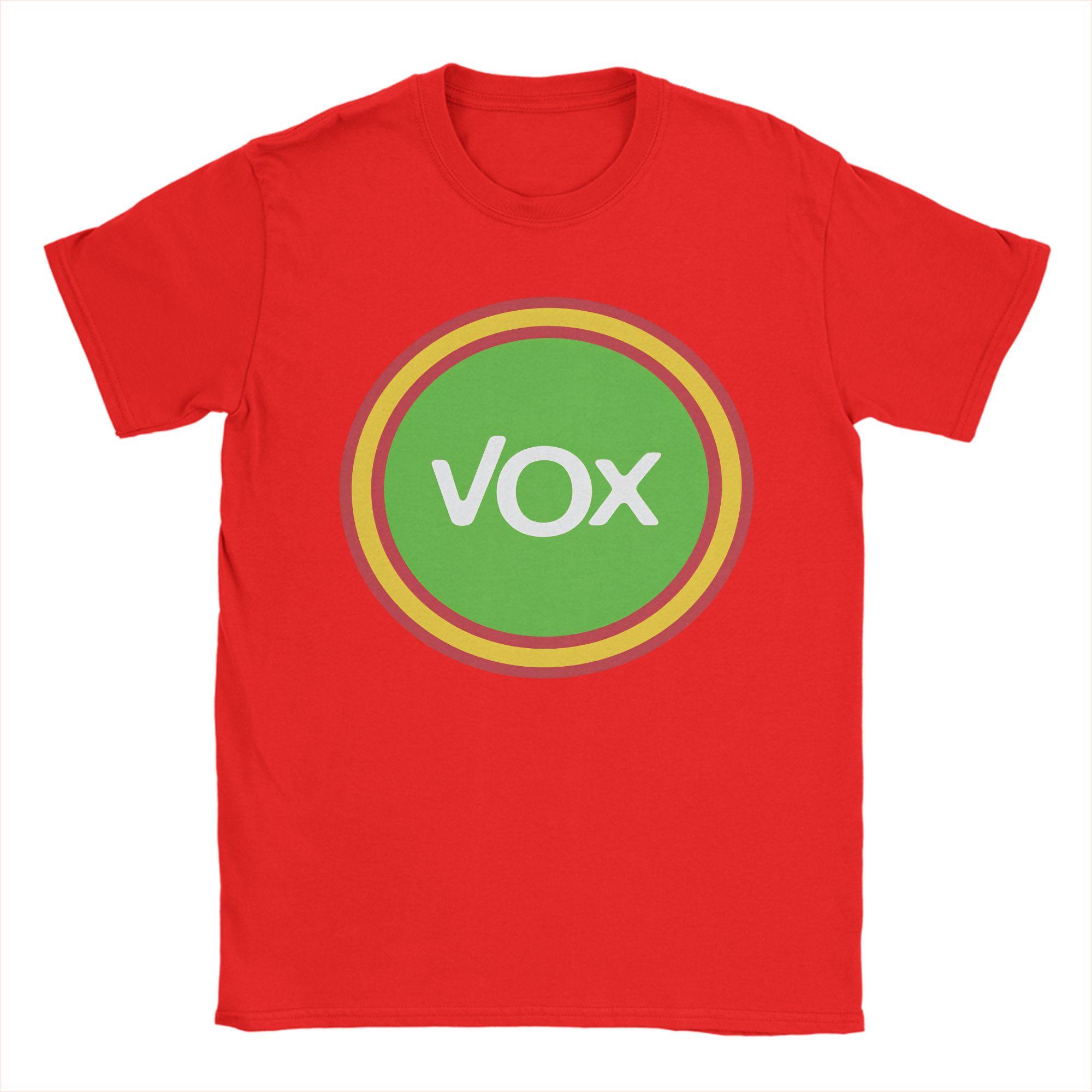 Espana Vox Logo TShirt Beach Cotton T Shirts For Unisex Trendy Cool Design Tshirt ShortSleeve Y2K Basic Clothing S
Espana Vox Logo TShirt Beach Cotton T Shirts For Unisex Trendy Cool Design Tshirt ShortSleeve Y2K Basic Clothing S