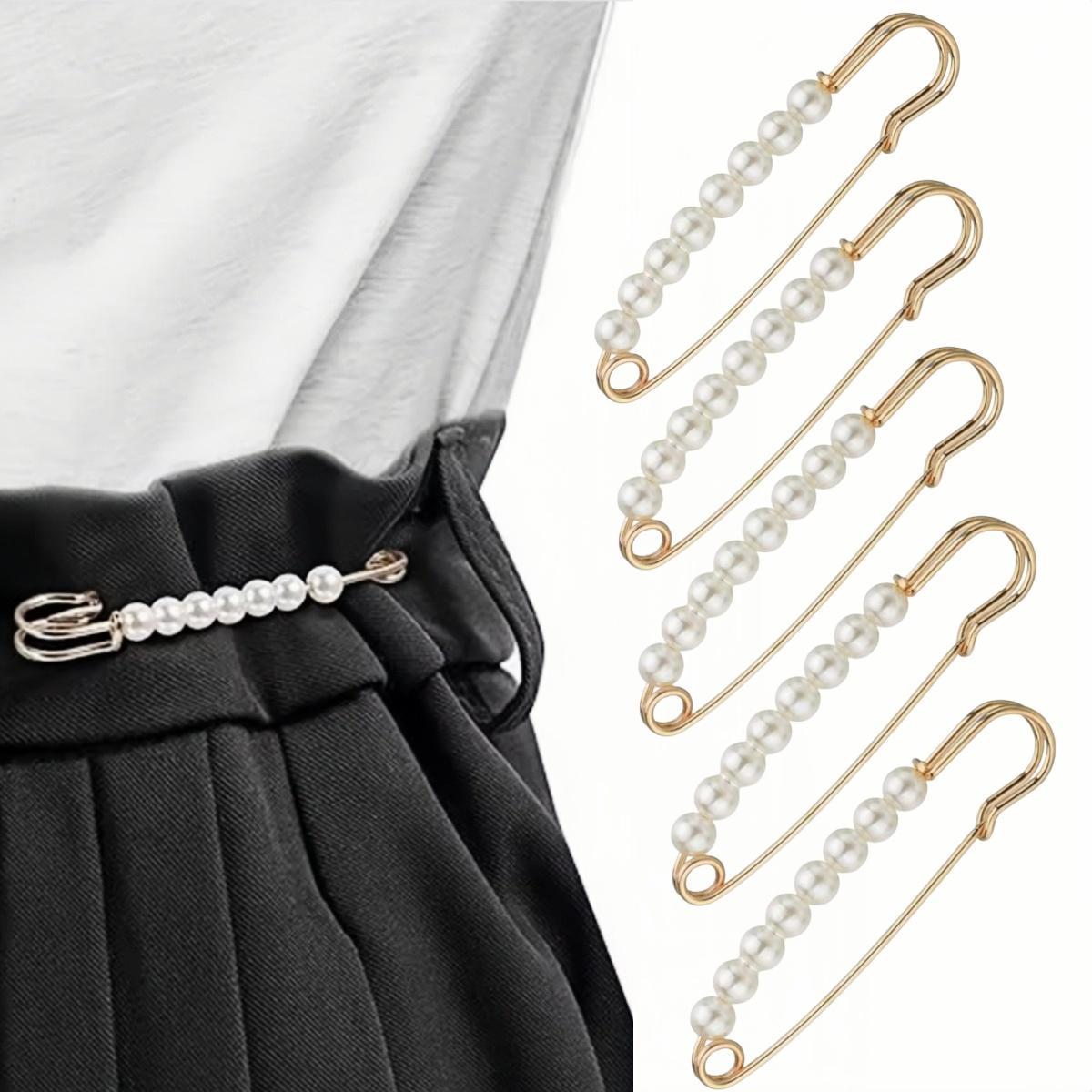 5PCS Faux Pearl Brooch Pins 2.95in Sweater Shawl Clip Safety Pins for Women Clothing Dress Pants Skirt Dressing Accessories
5PCS Faux Pearl Brooch Pins 2.95in Sweater Shawl Clip Safety Pins for Women Clothing Dress Pants Skirt Dressing Accessories