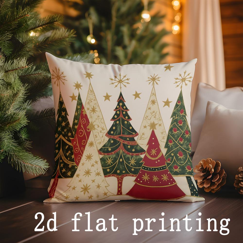Home Decor Christmas Tree & Bow Pattern Pillow Covers Pattern Cushion Cover Suitable for Sofa Bedroom Car Pillow Cover 16x16Inch
Home Decor Christmas Tree & Bow Pattern Pillow Covers Pattern Cushion Cover Suitable for Sofa Bedroom Car Pillow Cover 16x16Inch
