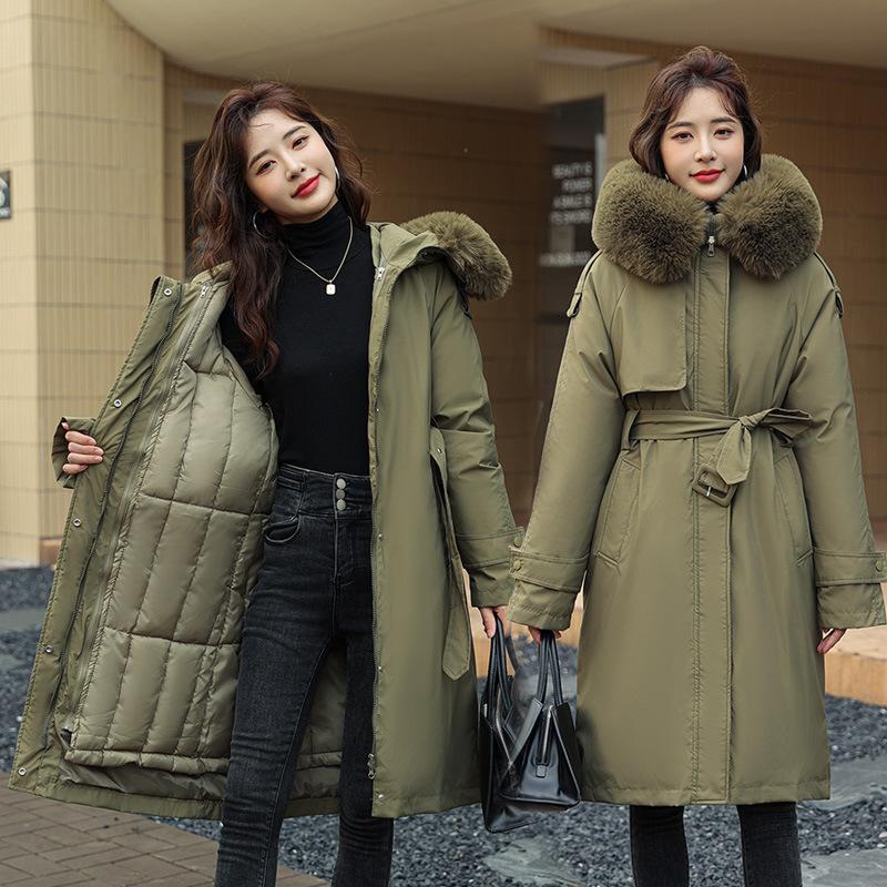 One dress and three wears long velvet pies to overcome the tide of women s removable cotton-padded jackets and slim-fitting cotton-padded jackets 3XL армия зеленый
One dress and three wears long velvet pies to overcome the tide of women s removable cotton-padded jackets and slim-fitting cotton-padded jackets 3XL армия зеленый