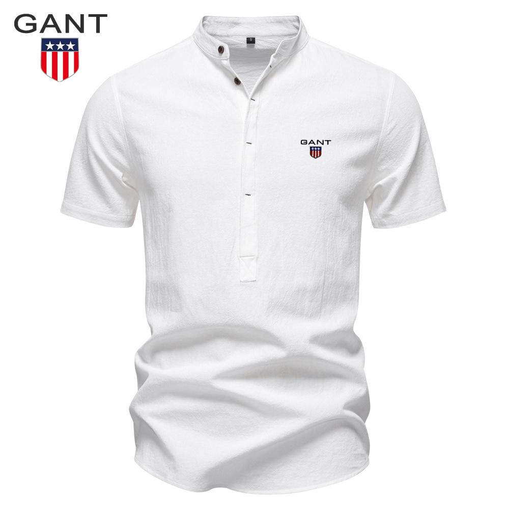 GANT 2025 Summer New Embroidered Business Casual Shirt Men s Short Sleeved Cotton Linen Shirt Stand Collar Cotton Shirt XXL
GANT 2025 Summer New Embroidered Business Casual Shirt Men s Short Sleeved Cotton Linen Shirt Stand Collar Cotton Shirt XXL