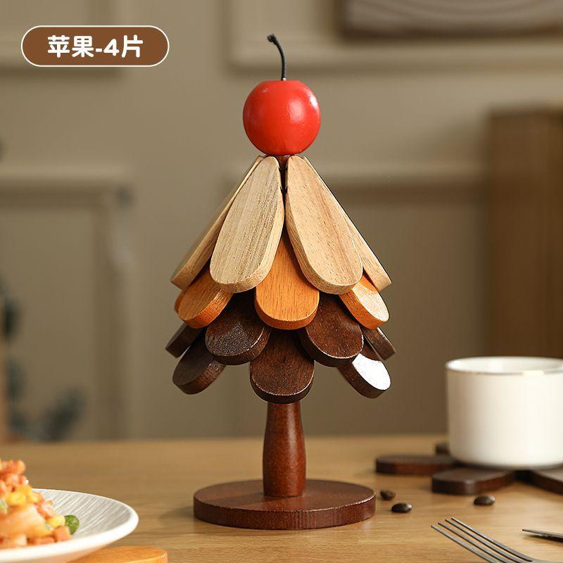 Explosions Insulation Mat Solid Wood Dining Table Top Anti-scalding Household A Tree Coaster Bamboo Ornaments Christmas Tree four layers&fold
Explosions Insulation Mat Solid Wood Dining Table Top Anti-scalding Household A Tree Coaster Bamboo Ornaments Christmas Tree four layers&fold