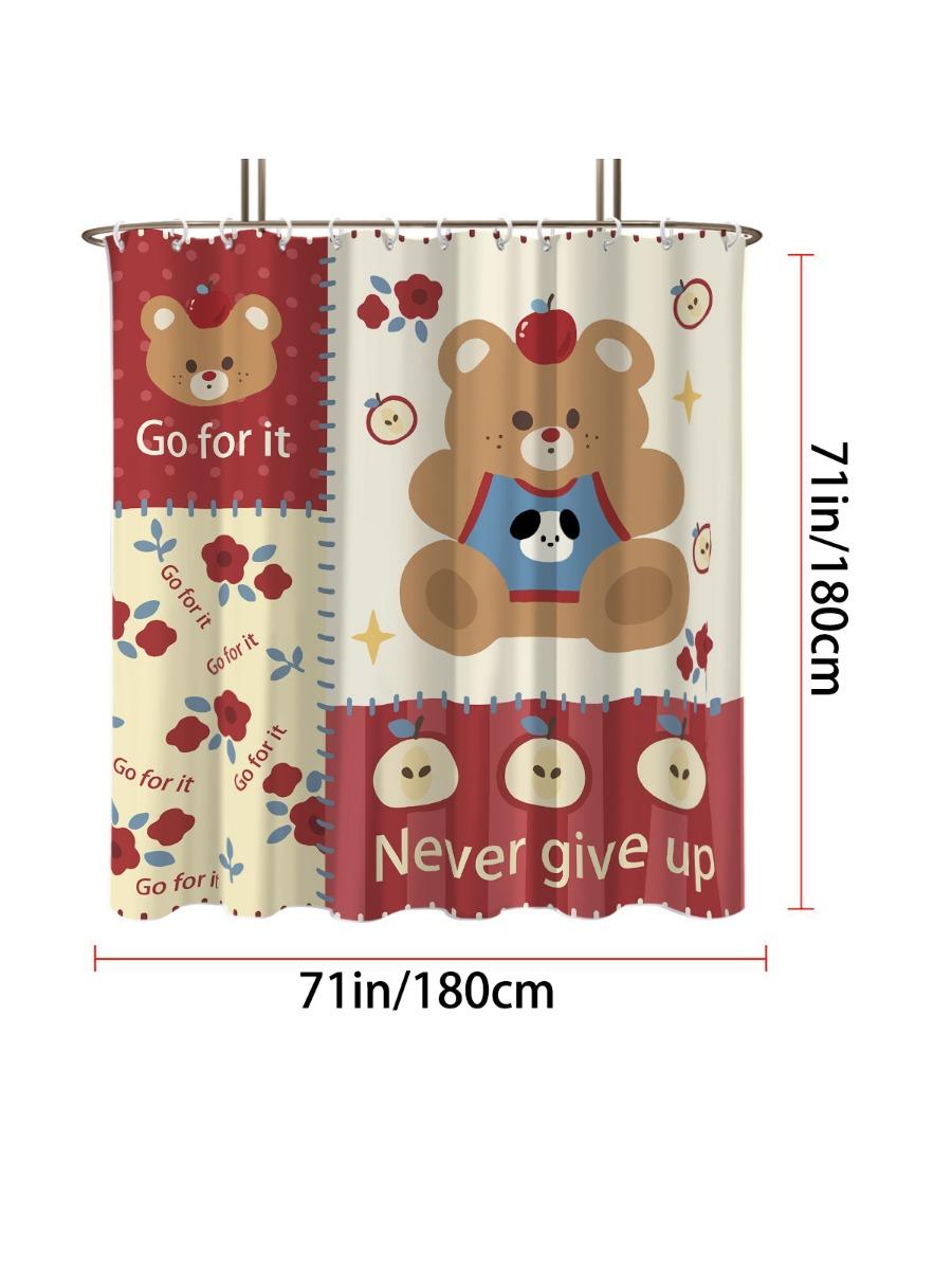 1Pc Cute Bear Printed Waterproof Shower Bathe Partition Privacy Hanging Curtain With 12 Hooks Multiple Size Machine Washable 90x180cm
1Pc Cute Bear Printed Waterproof Shower Bathe Partition Privacy Hanging Curtain With 12 Hooks Multiple Size Machine Washable 90x180cm