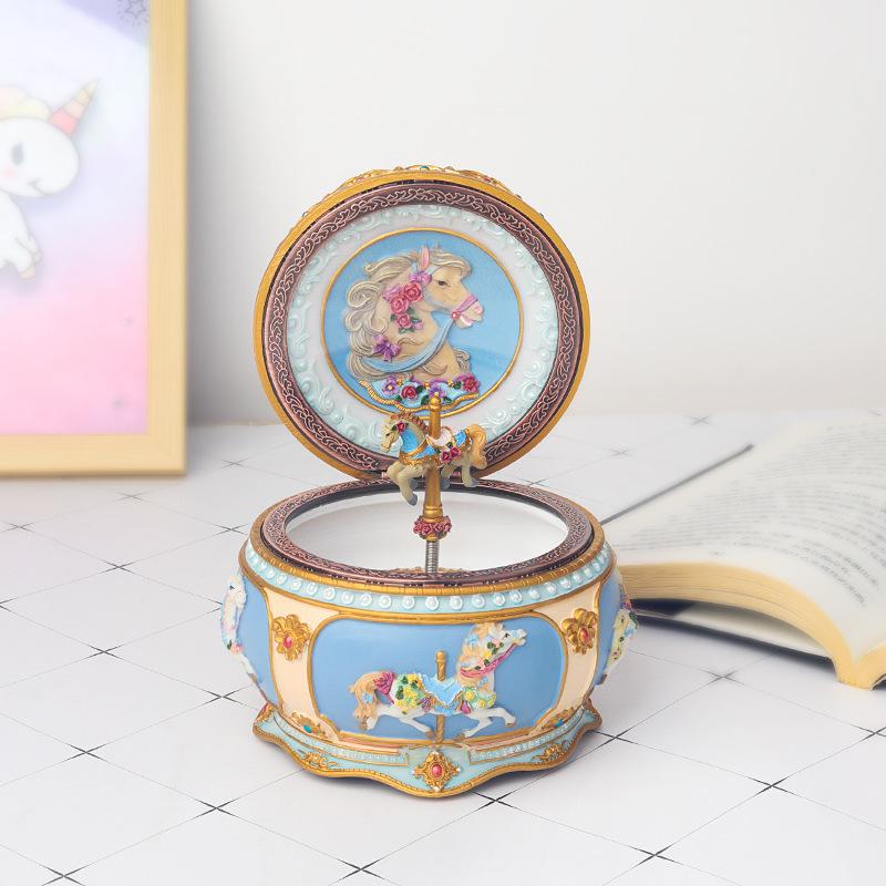 DIY Colorful Luminous Carousel Music Box - Eight-Tone Resin Ornament & Creative Birthday Gift Music: Seaside Street
DIY Colorful Luminous Carousel Music Box - Eight-Tone Resin Ornament & Creative Birthday Gift Music: Seaside Street