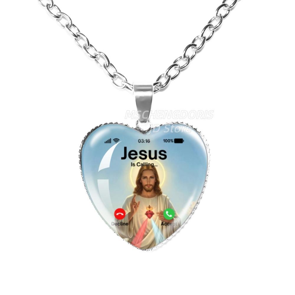 Jesus is Calling Answer Call Phone Humor Funny Meme Glass Heart Shape 25MM Pendant Necklace Jewelry Charm Gift TH006
Jesus is Calling Answer Call Phone Humor Funny Meme Glass Heart Shape 25MM Pendant Necklace Jewelry Charm Gift TH006