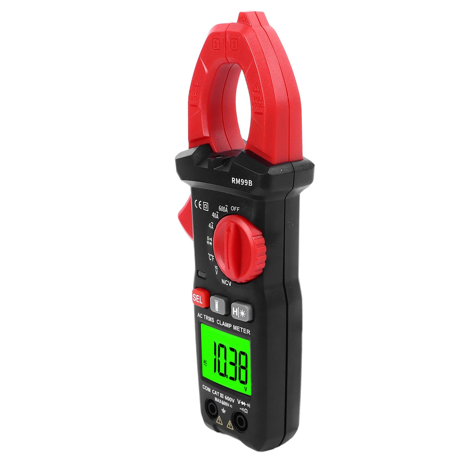 Digital Clamp Meter Multimeter 4000 Counts Amp Voltage Tester for Temp Resistance Capacitance
Digital Clamp Meter Multimeter 4000 Counts Amp Voltage Tester for Temp Resistance Capacitance