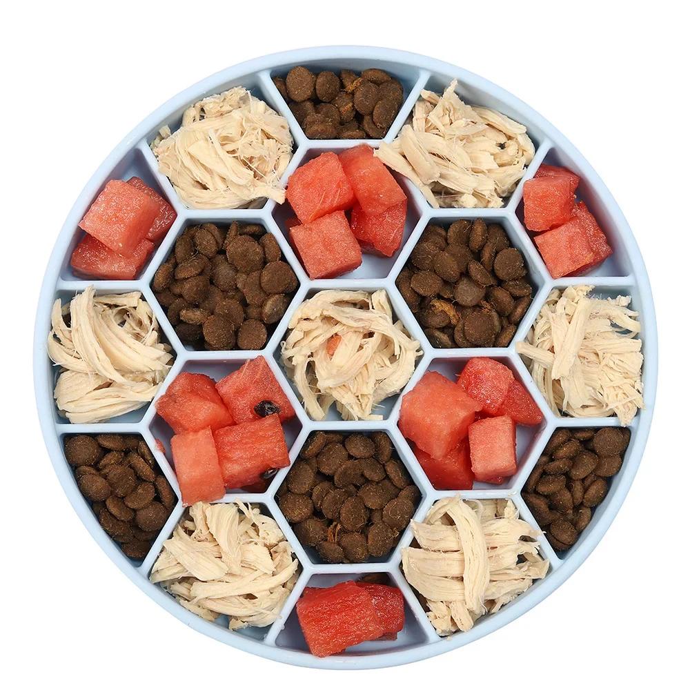 Dog Slow Feeder Bowl Pet Slow Food Bowl Non Skid Silicone Feeder Slow Eating Bowl with Suction Cup Anti-Gulping Dog Bowls L(21cm) синий
Dog Slow Feeder Bowl Pet Slow Food Bowl Non Skid Silicone Feeder Slow Eating Bowl with Suction Cup Anti-Gulping Dog Bowls L(21cm) синий