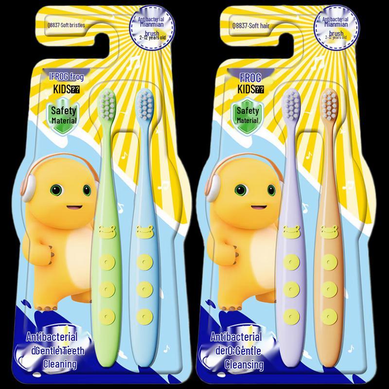 Frog & Milk Dragon Kids Soft Bristle Toothbrush 4-Pack (Ages 2-12)
Frog & Milk Dragon Kids Soft Bristle Toothbrush 4-Pack (Ages 2-12)