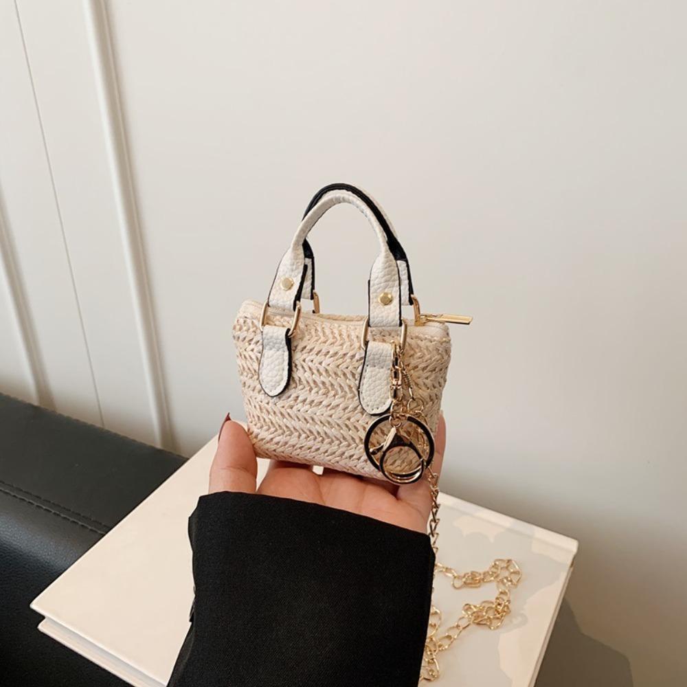 New Straw Crossbody Bag Chain Strap Mini Size Shoulder Bag Zipper Beach Handbag Vacation белый
New Straw Crossbody Bag Chain Strap Mini Size Shoulder Bag Zipper Beach Handbag Vacation белый