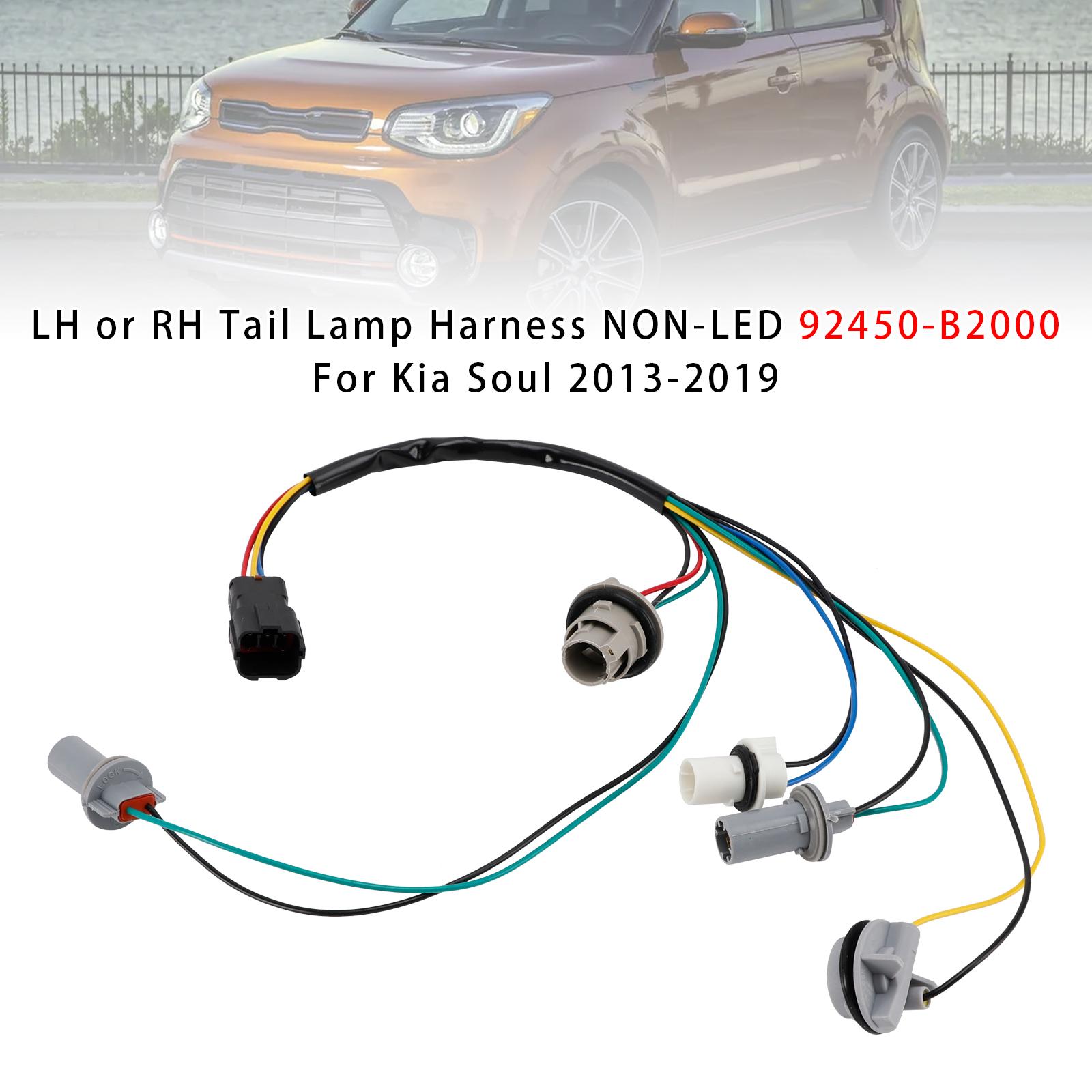 LH or RH Tail Lamp Harness NON-LED 92450-B2000 For Kia Soul 2013-2019
LH or RH Tail Lamp Harness NON-LED 92450-B2000 For Kia Soul 2013-2019