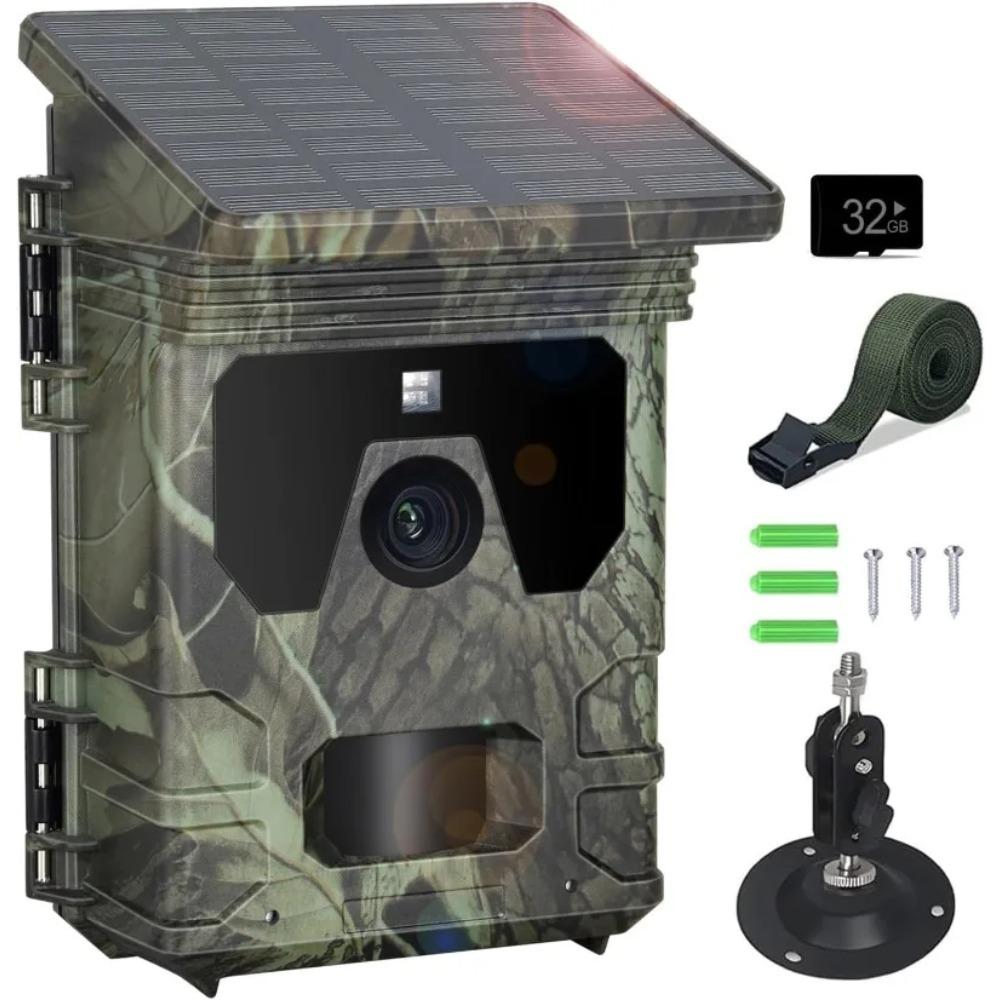 Solar Wildlife 50MP 4K Video Trail Camera Night Vision 0.3s Motion Activated Waterproof Garden Camera Outdoor Hunting Monitoring
Solar Wildlife 50MP 4K Video Trail Camera Night Vision 0.3s Motion Activated Waterproof Garden Camera Outdoor Hunting Monitoring